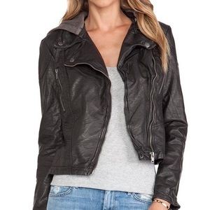 Free People Vegan Leather Jacket